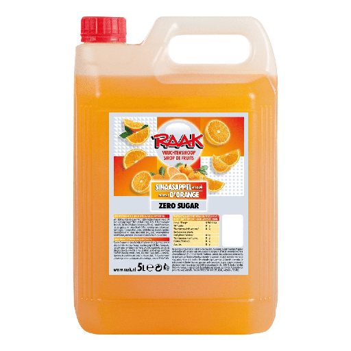 RAAK SIROOP SINASAPPELSAP ZERO - 5 LTR